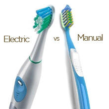 electric toothbrush vs manual toothbrush