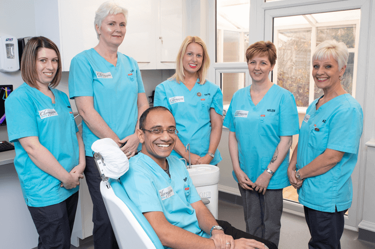 Team members of Claregate Dental in Wolverhampton